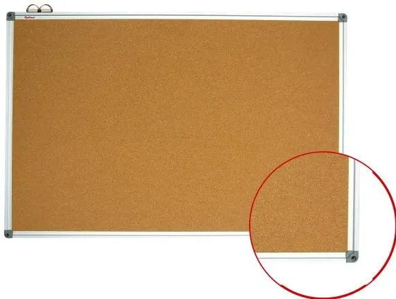 Sisteme afisare Optima Panou pluta cu rama din aluminiu, 120 x 180 cm, Optima