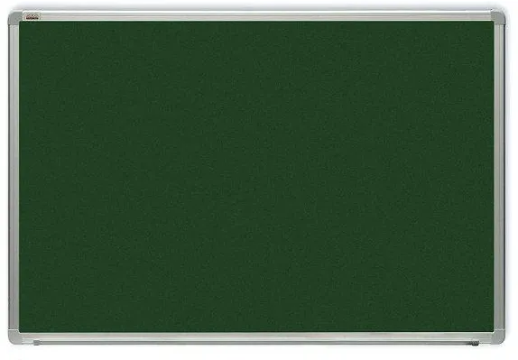 Sisteme afisare Optima Tabla verde magnetica cu rama din aluminiu, 120 x 150 cm, pentru creta, Optima