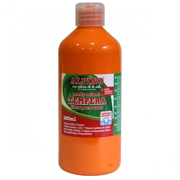 Alpino Tempera lavabila, 500ml, Alpino - portocalie