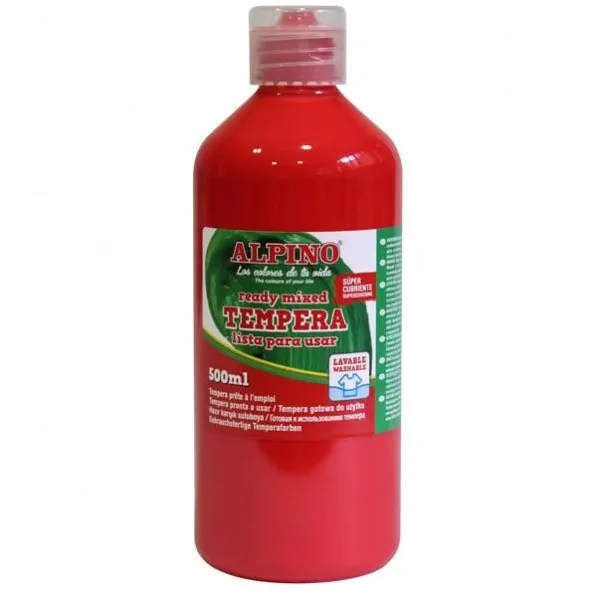 Alpino Tempera lavabila, 500ml, Alpino - rosie