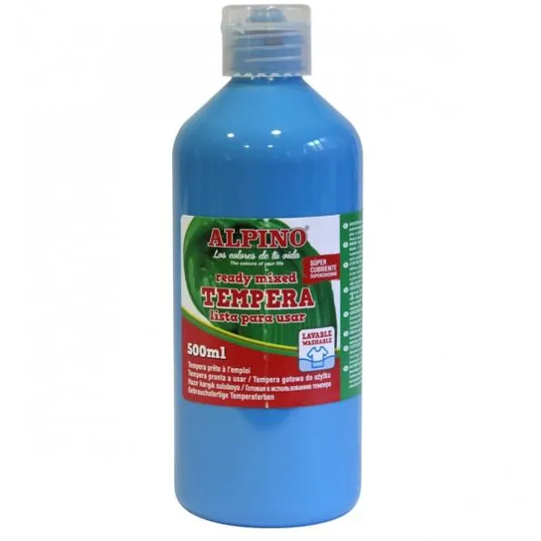 Alpino Tempera lavabila, 500ml, Alpino - bleu