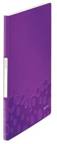Leitz Mapa de prezentare LEITZ Wow, PP, 20 de folii - mov metalizat