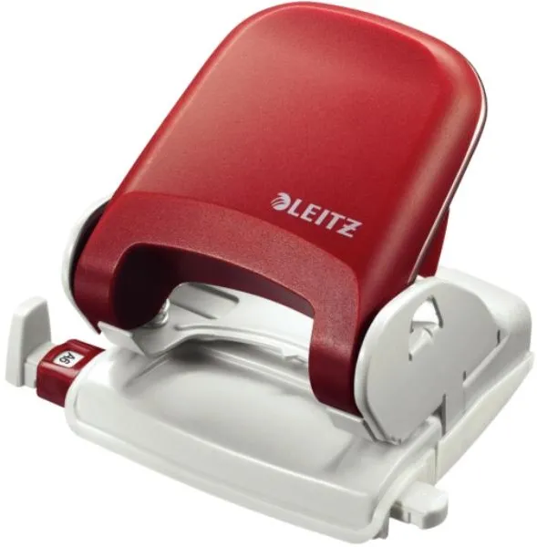 Leitz Perforator 25 coli, LEITZ 5005 - rosu