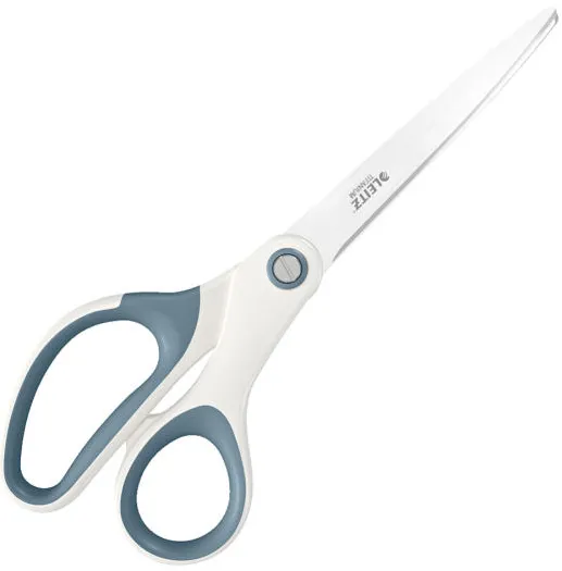Leitz Foarfece pentru birou LEITZ Wow Titanium, 205 mm - alb metalizat