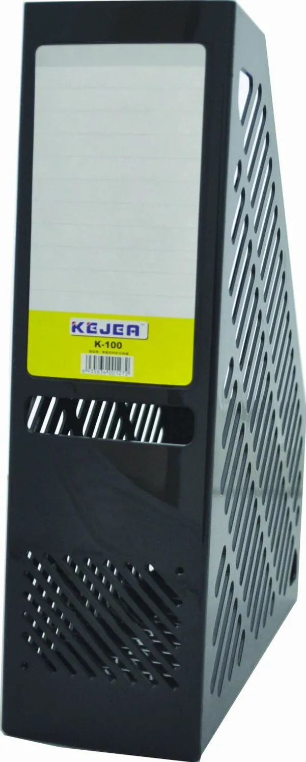 Kejea Suport vertical plastic pentru cataloage, 75mm, KEJEA - negru