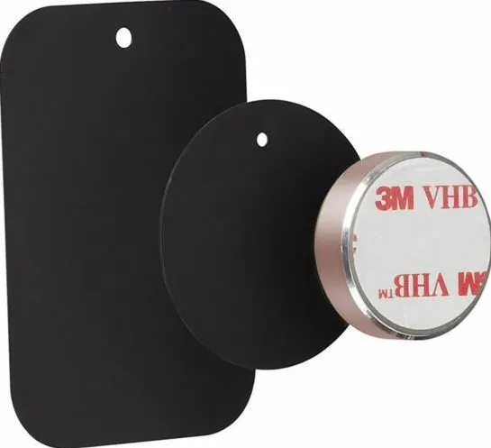 Kit Suport auto telefon magnetic, prindere de bord, Auriu Rose