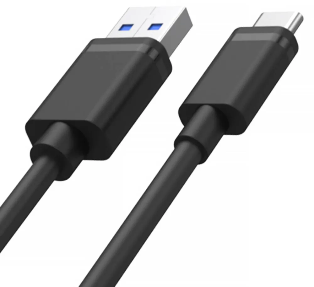 Unitek Cablu Date USB USB-A — USB-C 25CM, Y-C480BK