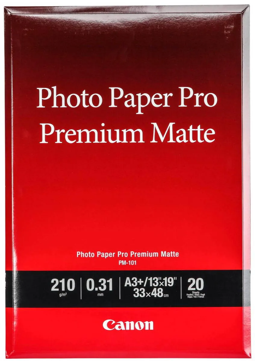Hartie Foto Canon PM-101 Pro Premium Matte A 3+, 20 Sheet, 210 g