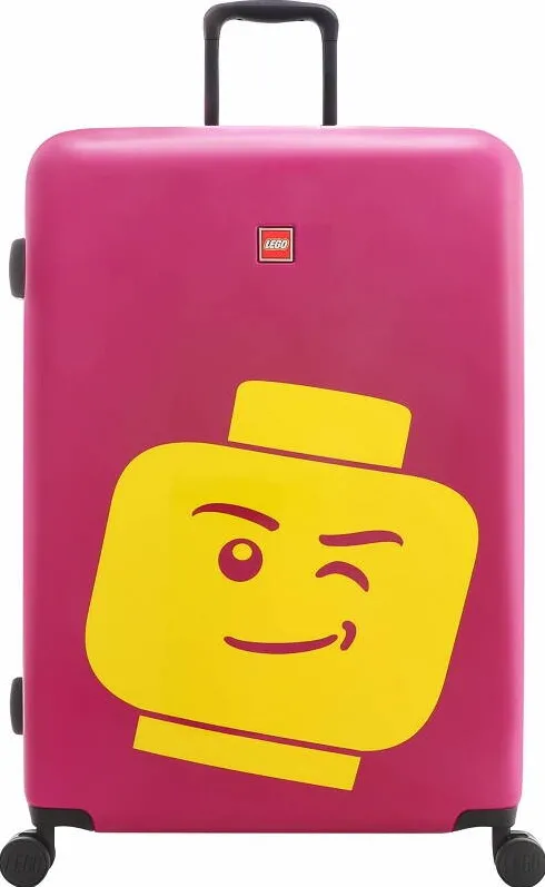 LEGO Troller 28 inch, material ABS, Minifigure Head - roz