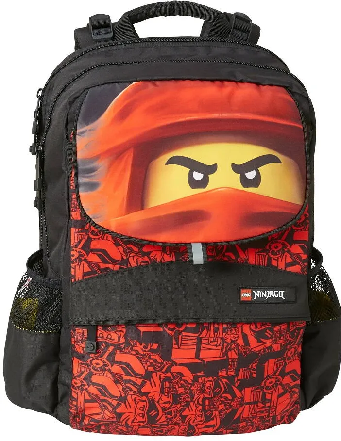 LEGO Ghiozdan scoala Hansen Core Line - design Ninjago Red