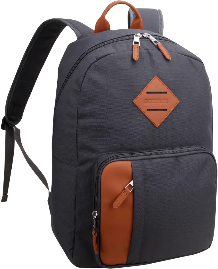 BestLife Rucsac scola Col-Cake, compartiment tableta si laptop 15.6 inch, gri