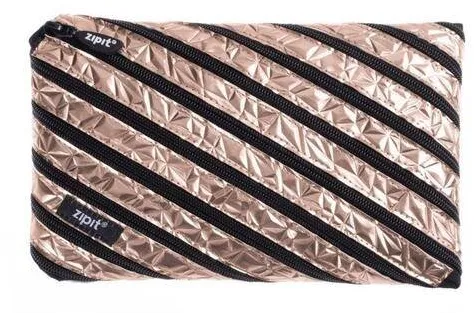 ZipIT Penar cu fermoar, Metallic Jumbo - bronz