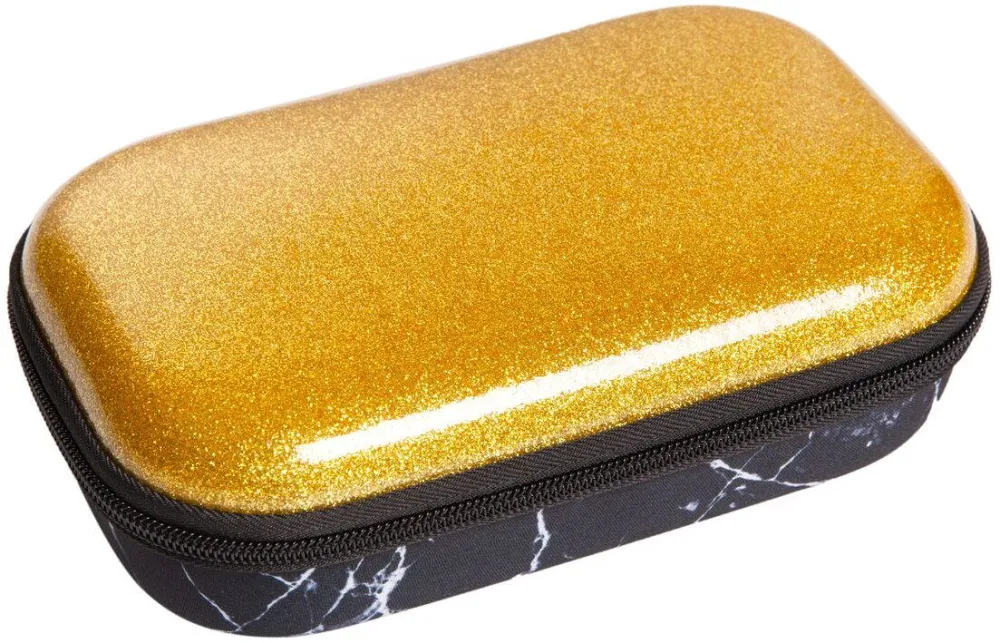 ZipIT Penar cu fermoar, Glitter Storage box - auriu