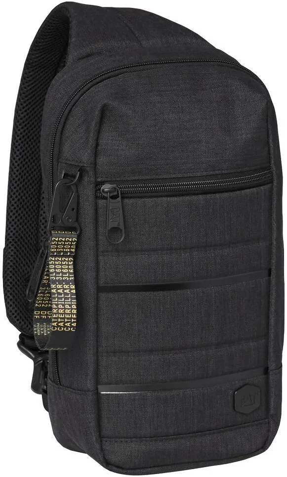 Caterpillar Borseta de umar Bizz Tools-Cross body, material 600D poliester, buzunar cu fermoar-negru