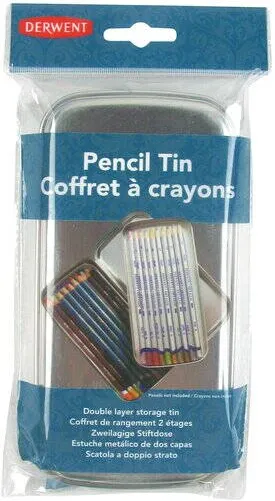 DERWENT Penar DERWENT Professional, metalic, cu despartitor, argintiu