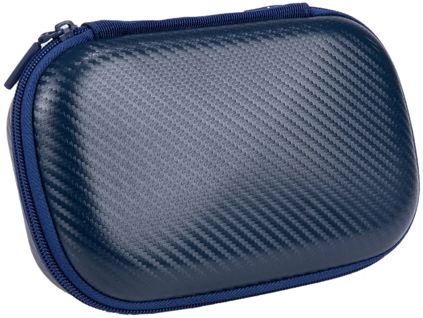 ZipIT Penar cu fermoar Carbon Storage Box cu buzunar interior- Navy Blue