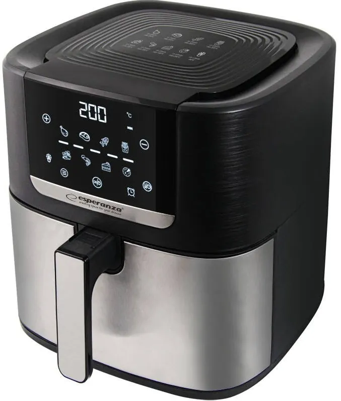Friteuza cu aer cald Esperanza EKA004, 8L, 1700W, Inox