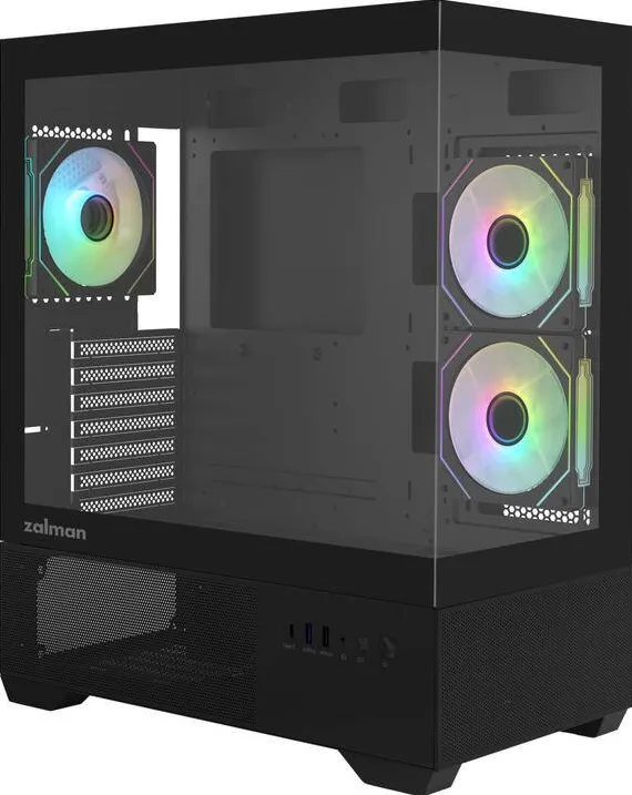 Carcasa PC Zalman CHRONIX V2 Mid Tower ARGB fan x3 Black