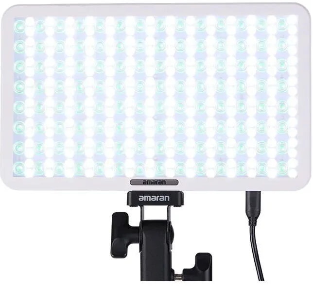 Amaran Pano 60c Kit – Panou LED RGBWW 60W Portabil cu Softbox si Geanta (Alb)