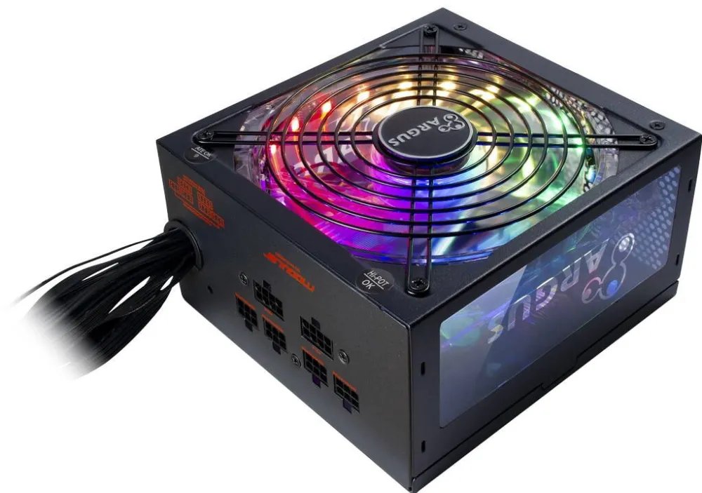 Sursa PC Inter-Tech Sursa Inter-Tech Argus RGB-650 II, 80 PLUS® Gold, 650W, Semi Modular