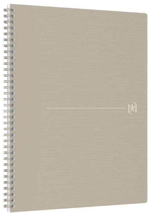 Oxford Caiet cu spirala, OXFORD Origins, A4+, 70 file-90gsm, Scribzee, coperta PP nisip - mate