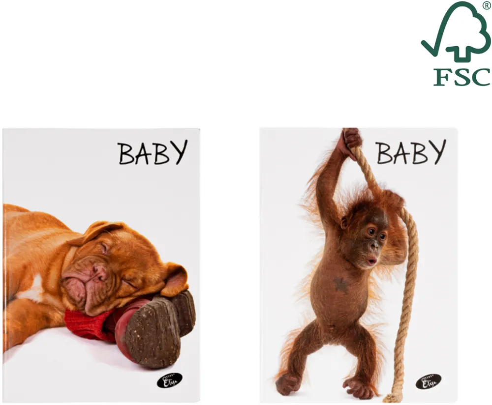 Caiete scolare import Caiet TIP1, 36 file, 80gsm, coperta carton 300gsm, design baby pets