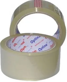 Optima Banda adeziva 72mm x 66 y, 38 microni, Optima - transparent