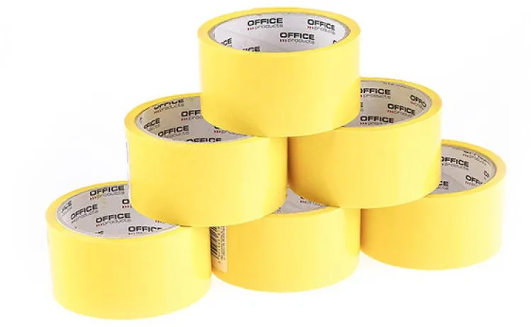 Office Products Banda adeziva 48mm x 50 y, 36 microni, acrilica, Office Products - galbena