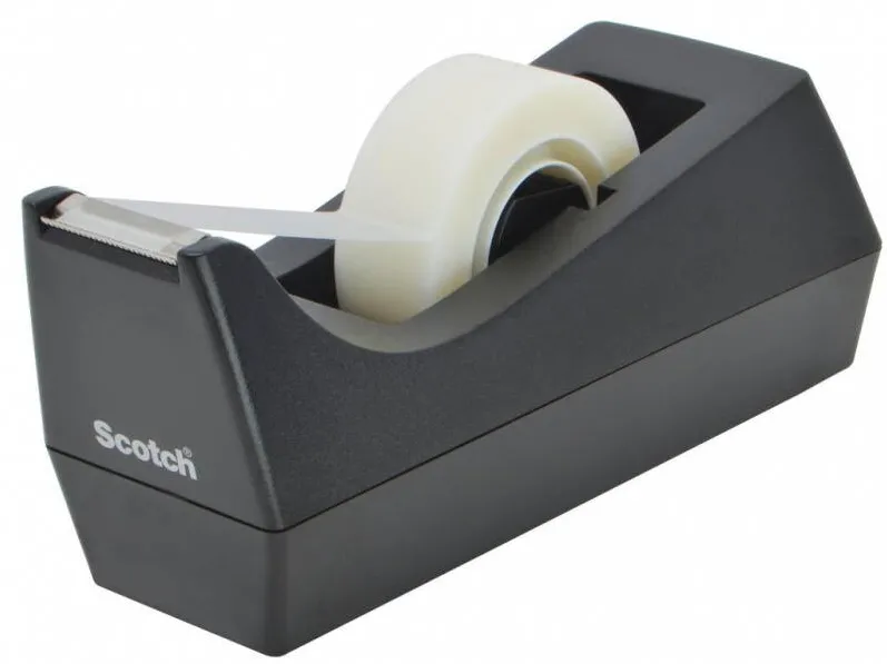 3M-Scotch Dispenser banda adeziva, max 19mm x 33m, 3M - SCOTCH C38 - negru