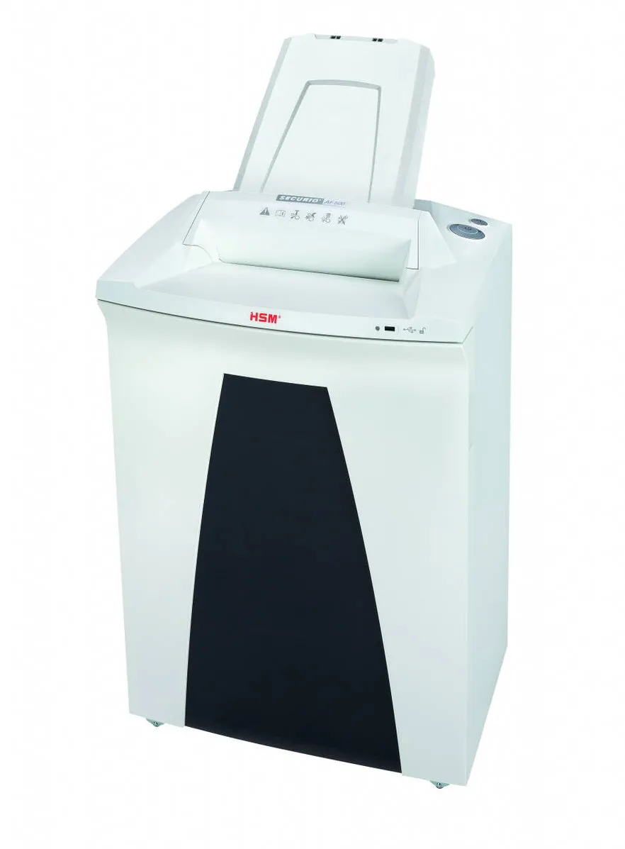 HSM Distrugator documente automat HSM Securio AF500, 14-16 coli, cross cut (4.5 x 30mm), securitate 4