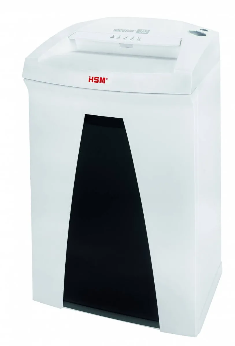 HSM Distrugator documente manual HSM Securio B22, 17-19 coli, fasie (5.8 mm), securitate 2
