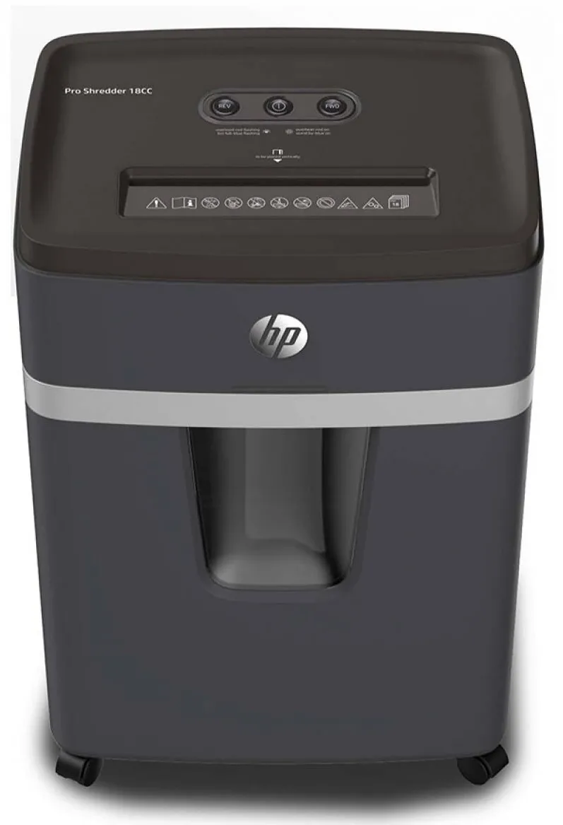 HP Distrugator de documente HP Pro Shredder 18CC - 18 coli, cross cut (4 x 35mm), nivel securitate 4