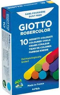 GIOTTO Creta colorata, cilindrica, 10 buc/cutie, GIOTTO