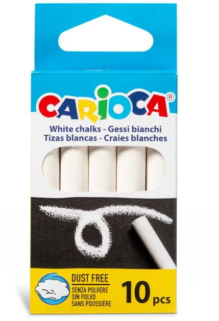 Carioca Creta alba standard Carioca 10 buc/set