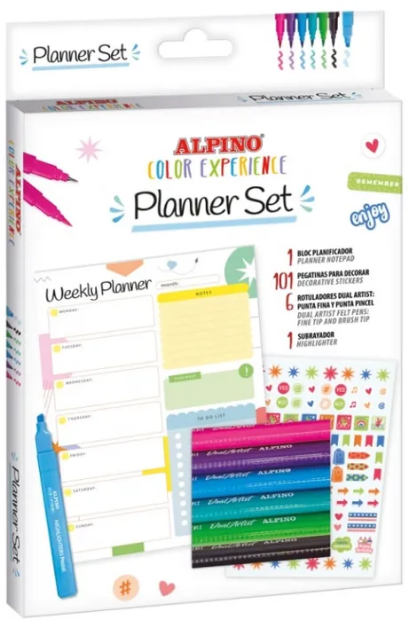 Alpino Set planificare activitati Alpino Color Experience + accesorii