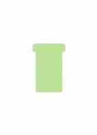 Djois T-cards, din hartie, 100buc/set, format 2 - (85 x 48mm, top 60mm) - verde
