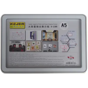 Kejea Display nume din plastic, 210 x 148mm, KEJEA - gri