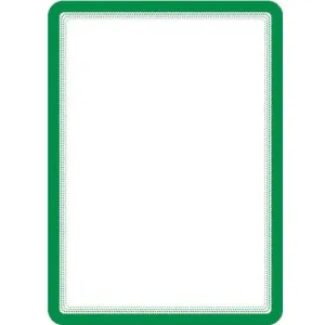 Djois Buzunar magnetic pentru documente A4, cu rama color, 2 buc/set, DJOIS - rama verde