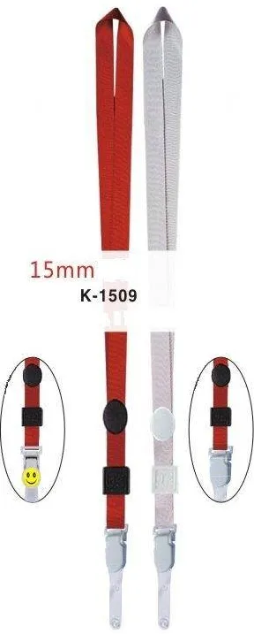 Kejea Lanyard textil, 15mm latime, KEJEA - rosu