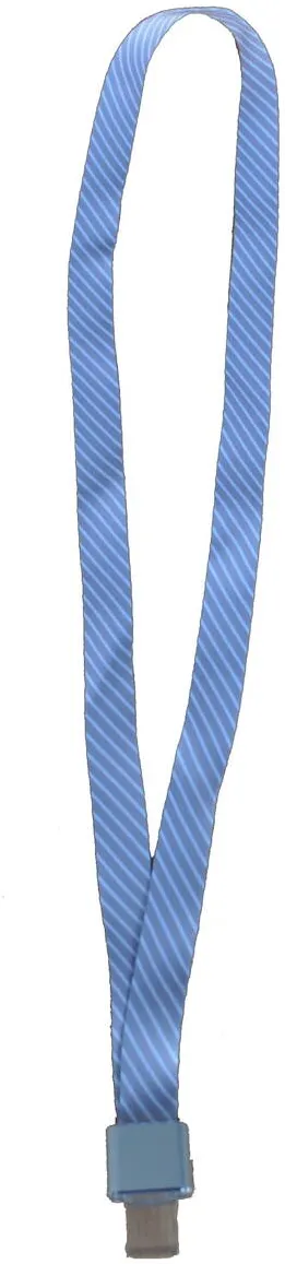 Kejea Lanyard textil, 15mm latime, clip metal, KEJEA - cafeniu