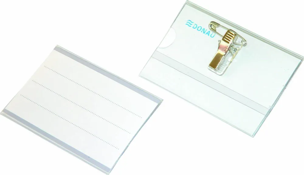 DONAU Ecuson cu ac si clip, 58 x 90 mm, DONAU
