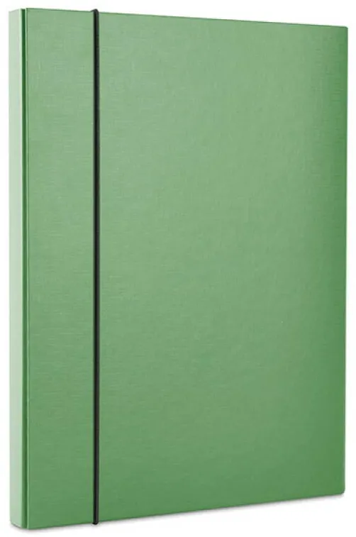 Office Products Mapa din carton plastifiat cu elastic, 40mm latime, Office Products - verde