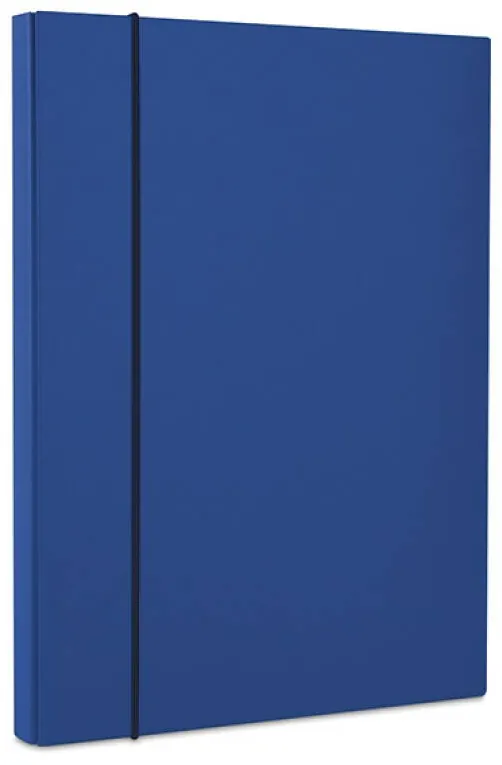 Office Products Mapa din carton plastifiat cu elastic, 40mm latime, Office Products - bleumarin
