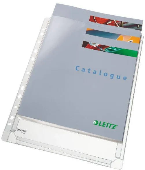 Leitz Folie protectie LEITZ Jumbo, PVC, A4, 170 microni, 5 buc/set, standard
