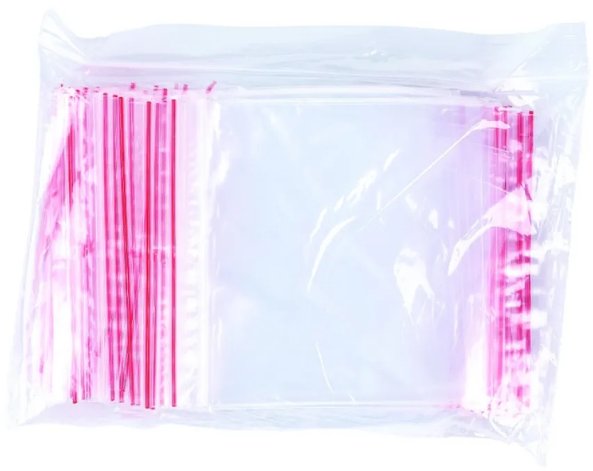 Office Products Pungi plastic cu fermoar pt sigilare, 100x100mm, 40microni, 100buc/set, Office Products-transparente