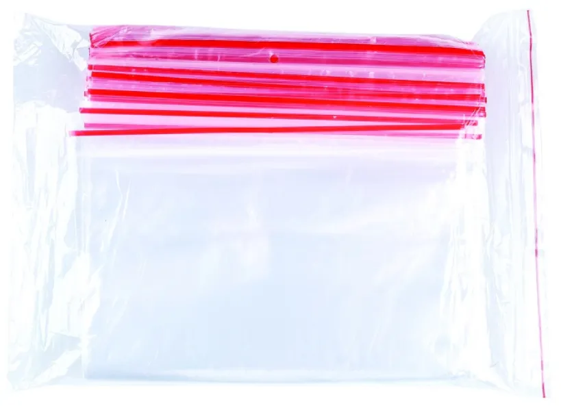 Office Products Pungi plastic cu fermoar pt sigilare, 200x300mm, 40microni, 100buc/set, Office Products-transparente