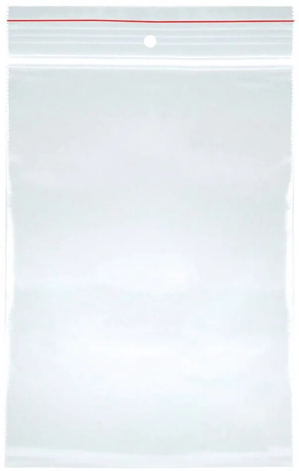 Office Products Pungi plastic cu fermoar pt sigilare, 215x330mm, 40microni, 100buc/set, Office Products-transparente