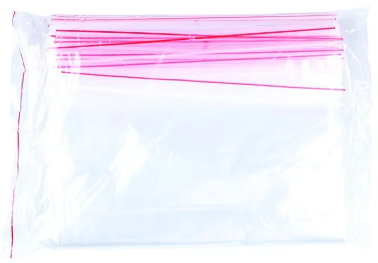 Office Products Pungi plastic cu fermoar pt sigilare, 250x350mm, 40microni, 100buc/set, Office Products-transparente