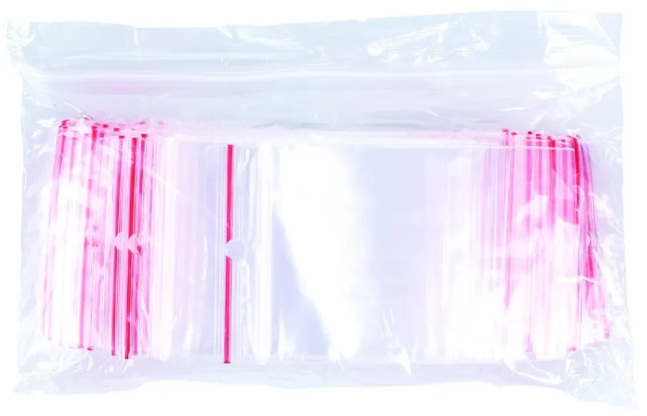 Office Products Pungi plastic cu fermoar pt sigilare, 50x 70mm, 40microni, 100buc/set, Office Products-transparente