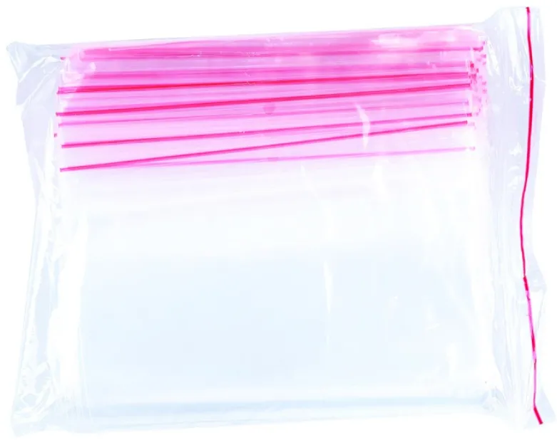 Office Products Pungi plastic cu fermoar pt sigilare, 150x220mm, 40microni, 100buc/set, Office Products-transparente